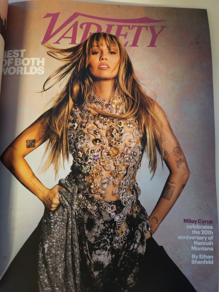 VARIETY Magazine Miley Cyrus/Jo Koy/Fluffy Dual Covers! 3/18/26