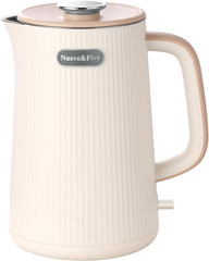 Nueve&Five 1.7L (57Oz) Large Electric Kettle Perfect for 7+Cups of Tea and Coffe