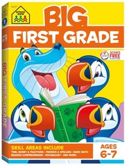School Zone Big First Grade Workbook: 320 Pages, 1st Grade, Reading Comprehe…