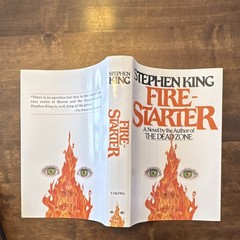 Stephen King Fire-Starter 1980 Viking Press Hardcover with Dust Jacket, Vintage