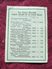 VICTOR BOOK OF THE OPERA Debut New RECORDS DEC 1915 Supplement Victrola CATALOG