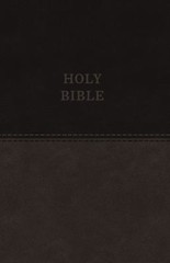 KJV, Value Thinline Bible, Large Print, Leathersoft, Gray, Red Letter Edition, C