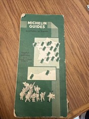Michelin The Green Guide French Riviera 1957 © 154 Pages Vintage