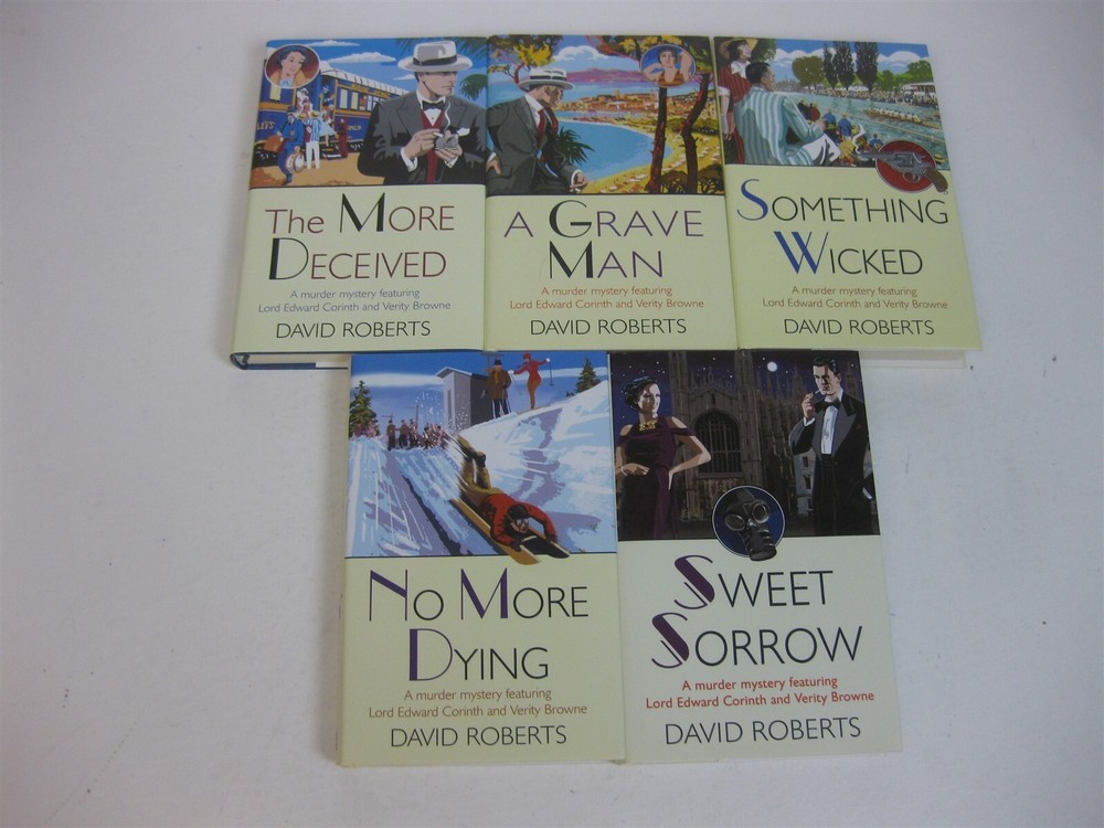 David Roberts Lot 5 Lord Edward Corinth Verity Brown Mystery Hardcovers 1930s