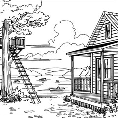 Fall Vibes Coloring Book