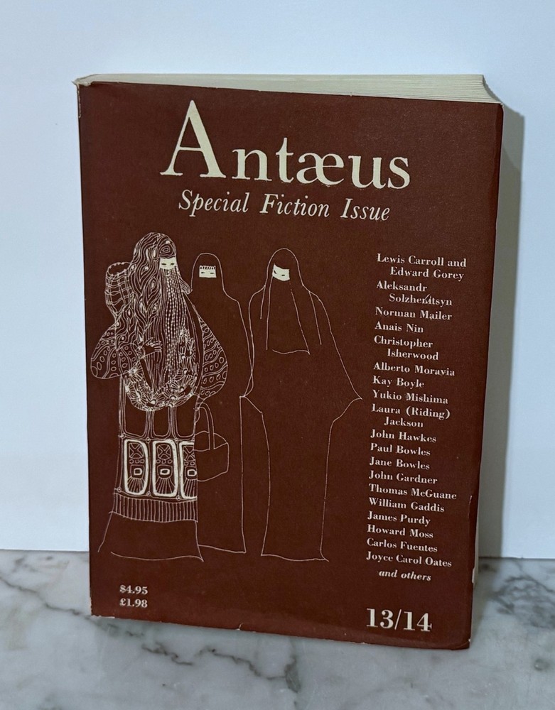 ANTAEUS: SPECIAL FICTION ISSUE – No. 13/14 SPRING/SUMMER 1974 – DANIEL HALPERN