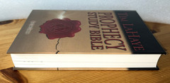 KJV Prophecy Study Bible Hardcover Tim LaHaye AMG Publishers Red Letter Like New