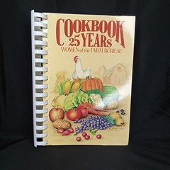 Vintage 1980s Women Of The Farm Bureau Spiral Bound Cookbook 489 Pages Closeout