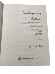 Contemporary Authors Volume 104 Susan M. Trosky 1984 Reference Gale