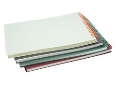 4pcs Spiral Notebook Aesthetic Supplies Top Bound B5 7mm College Ruled 9.8 In…