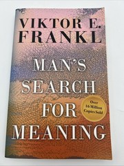 Man’s Search for Meaning, Gift Edition by Frankl, Viktor E. VERY GOOD
