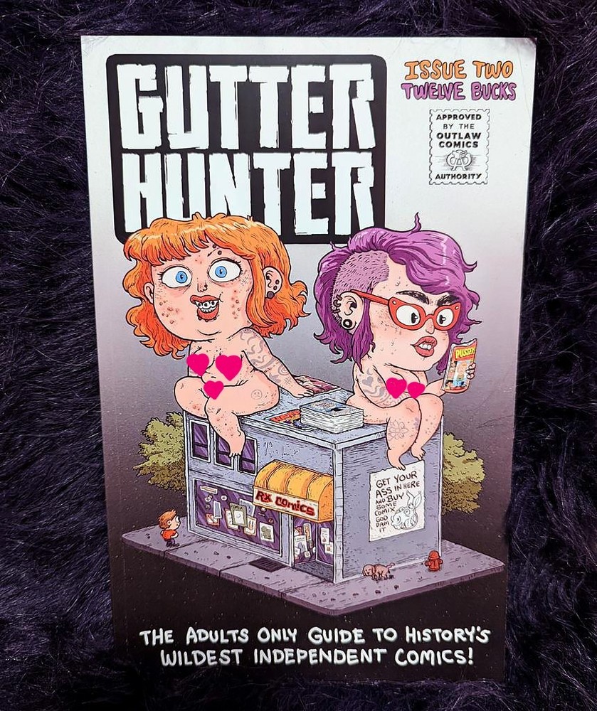 Gutter Hunter #2 ADULTS ONLY – Squarebound 100 Pages about the Wildest Comics !!