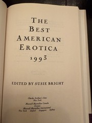 1993 The Best American Erotica HARDCOVER BOOK edited By Susie Bright PREOWNED