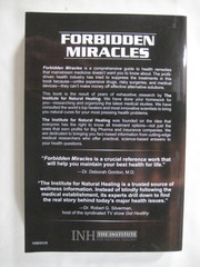 paperback book Forbidden Miracles Natural Healing Secrets INH Institute NEW