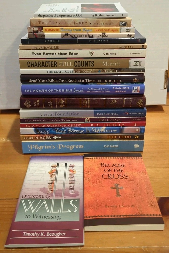Lot 20 Christian Theology Books: A J Russell R A Torrey N T Wright John Bunyan