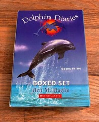 Dolphin Diaries Ben M. Baglio Boxed Box Set of 4 Books 1-4 Lot Paperback