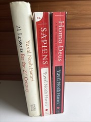 Yuval Noah Harari 3 Book Set Collection: Sapiens, Homo Deus & 21 Lessons English
