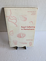 Fossil Collecting in Pennsylvania by Donald M. Hoskins 4th Printing 1976 w/ Map