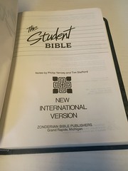 Student Bible NIV Bonded Leather Blue 1988
