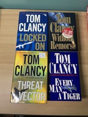 Tom Clancy lot 12 Books Hardcover Dust Jacket Mixed Titles & Years
