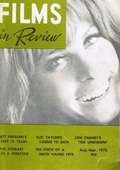 Films in Review: August-September, 1970 Stephanie Powers, Cover