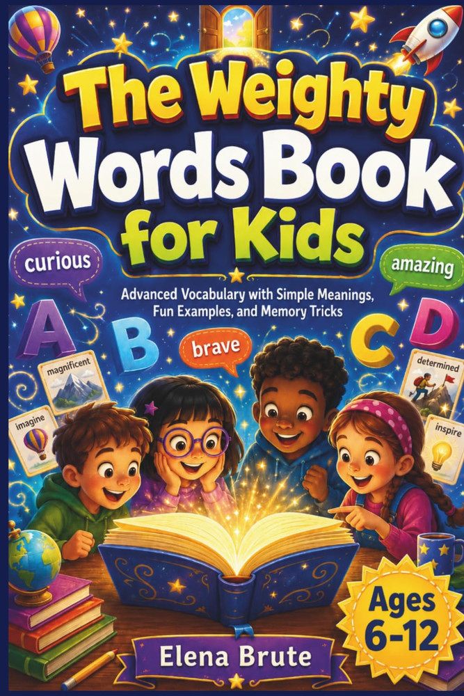 The Weighty Words Book for Kids: Advanced Vocabulary with Simple Meanings, Fun E