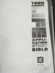 Teen Life Application Study Bible Leather Like Steel Gray Cityscape Buildings