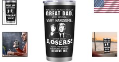 Insulated 20 oz Coffee Tumbler for Dads – Perfect Home & Travel Companion