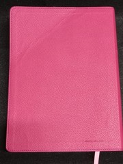 The Message Bible in Contemporary Language Large Print Dusty Rose Floral