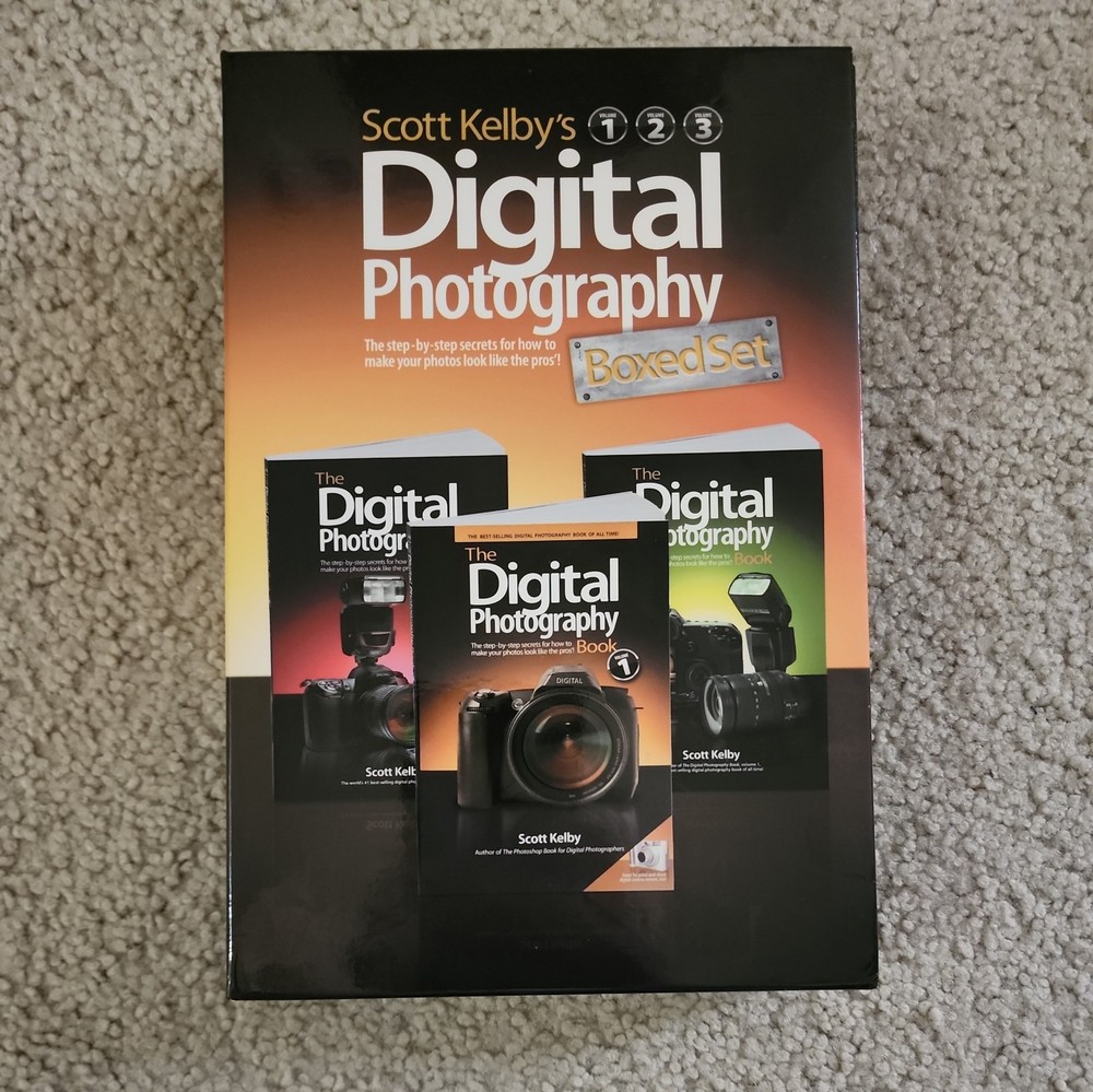 Scott Kelby’s Digital Photography Boxed Set volumes 1 to 3