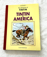 HERGE Adventures of TINTIN IN AMERICA hc Casterman 1995 2004 VG to like new insi