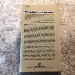 Rise Of The New West 1819–1829 Frederick Jackson Turner 1968 Collier Books