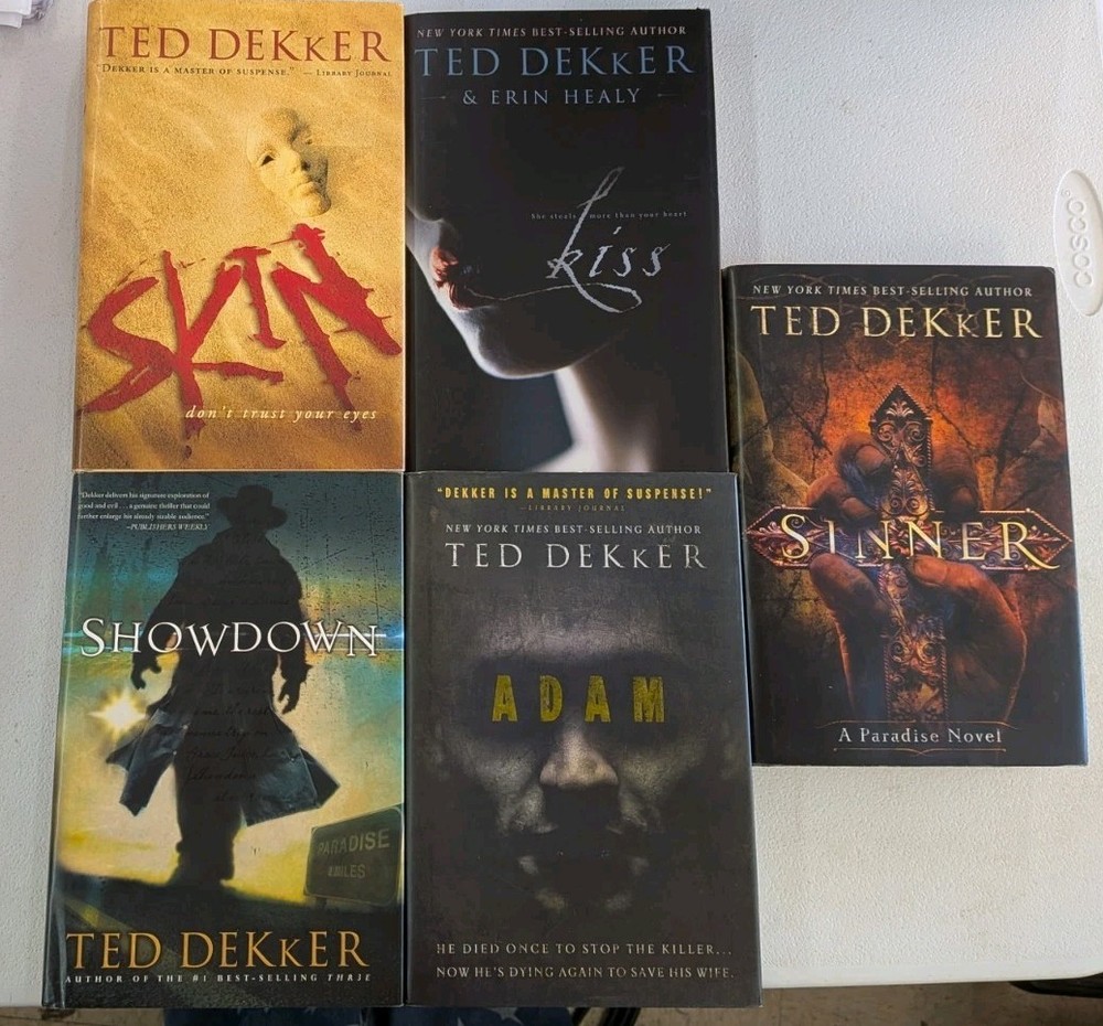 Lot of 5 Hardcover Books by Ted Dekker