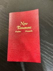 Vintage Pocket New Testament Bible 1968 National Bible Press Red USA Jesus
