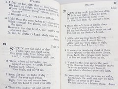 Antique Hymnal Protestant Episcopal Church 1920 Pocket Sized 578 Pgs 3-1/4″x 5″