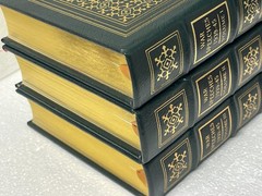 Easton Press Winston Churchill: War Speeches 1931-1945 Full Leather Fine 3 Vols