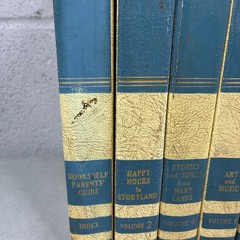 Vintage 1969 Bookshelf for Boys & Girls Lot of 6 HC Books Vol 2 4 6 7 9 Index