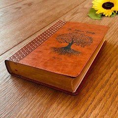 Personalized Family Bible | Custom KJV Family Tree Study Bible | Engraved Bible