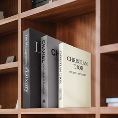 Luxury Linen Decorative Books Set of 3 – Minimalist Home Decor for Elegance