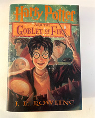 Harry Potter and the GOBLET OF FIRE #4” HC First American Edition, July 2000