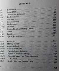 HISTORY OF FRANKLIN COUNTY, GEORGIA (1986 HB) 860 pgs Genealogy, Cemeteries