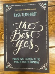 Best Yes by Lysa Terkeurst (2014, Trade Paperback)