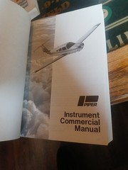 1979 Piper Commercial Pilot & Flight Briefers Manual & Workbook Lot Aviation (R)