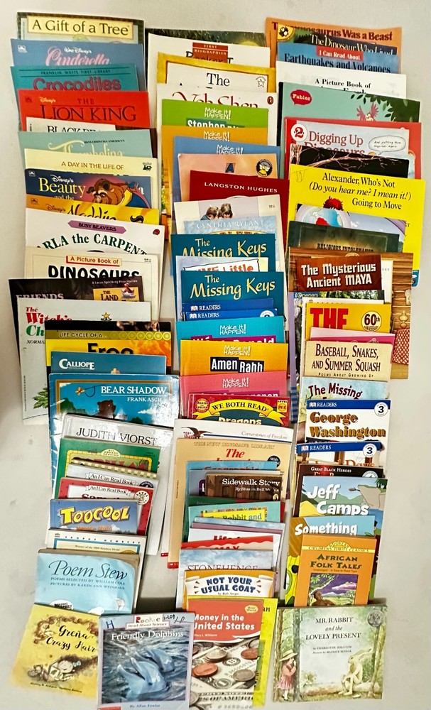 Lot of 94 Children Fiction PICTURE KIDS BOOKS RANDOM MIX PB/HC