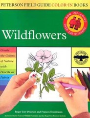 Houghton-Mifflin 0-618-30735-4 Peterson Color In Book Wildflowers – GOOD