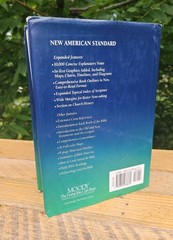 SCARCE! 1995 NASB Ryrie Study Bible Thumb Indexed HCDJ 1995c. USA GOOD+