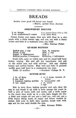 1924 Carolina Cookery From Quaker Kitchens Vintage Cook Book 112 Pages