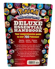 Pokemon Deluxe Essential Handbook Hardcover Gotta Catch Em’ All (432 Pages) VGC
