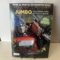 Transformers Rise Of The Beasts Jumbo Coloring & Activity Book bendon 2023 NEW