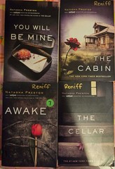 Natasha Preston YA Thriller Book Lot: Cabin, Awake, Cellar, & You Will Be Mine